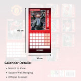 Manchester United FC Legends Square Calendar 2025: 5 - Calendars & Planners By Manchester United