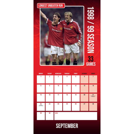 Manchester United FC Legends Square Calendar 2025: 3 - Calendars & Planners By Manchester United