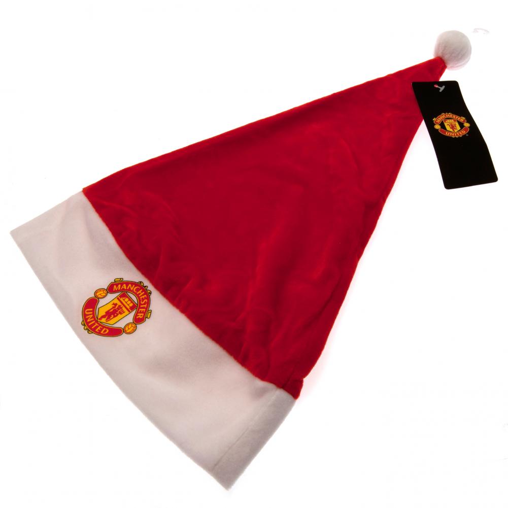 Manchester United FC Plush Santa Hat: 3 - Christmas By Manchester United