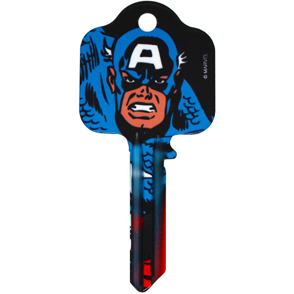 Captain America Door Key - Official License: 2 - Door Keys By Marvel