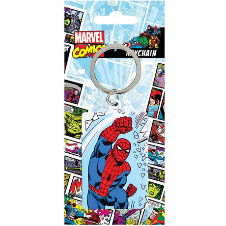 Spider-Man Metal Keyring - Marvel Comics: 3 - Keyrings By Marvel