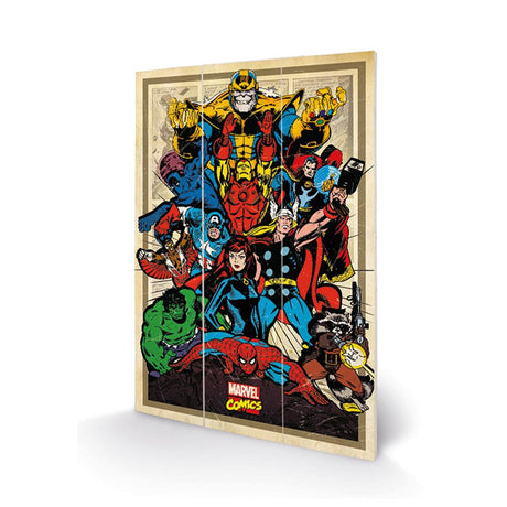 Marvel Comics Wooden Art Print: 1 - Wall Art By Marvel