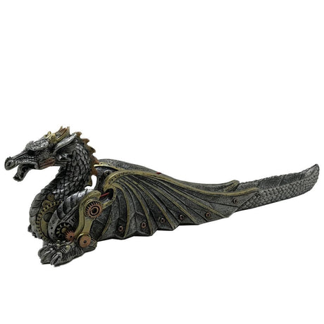 Mechanical Fire Steampunk Dragon Incense Burner 33cm: 2 - Incense Holders By Gift Moments