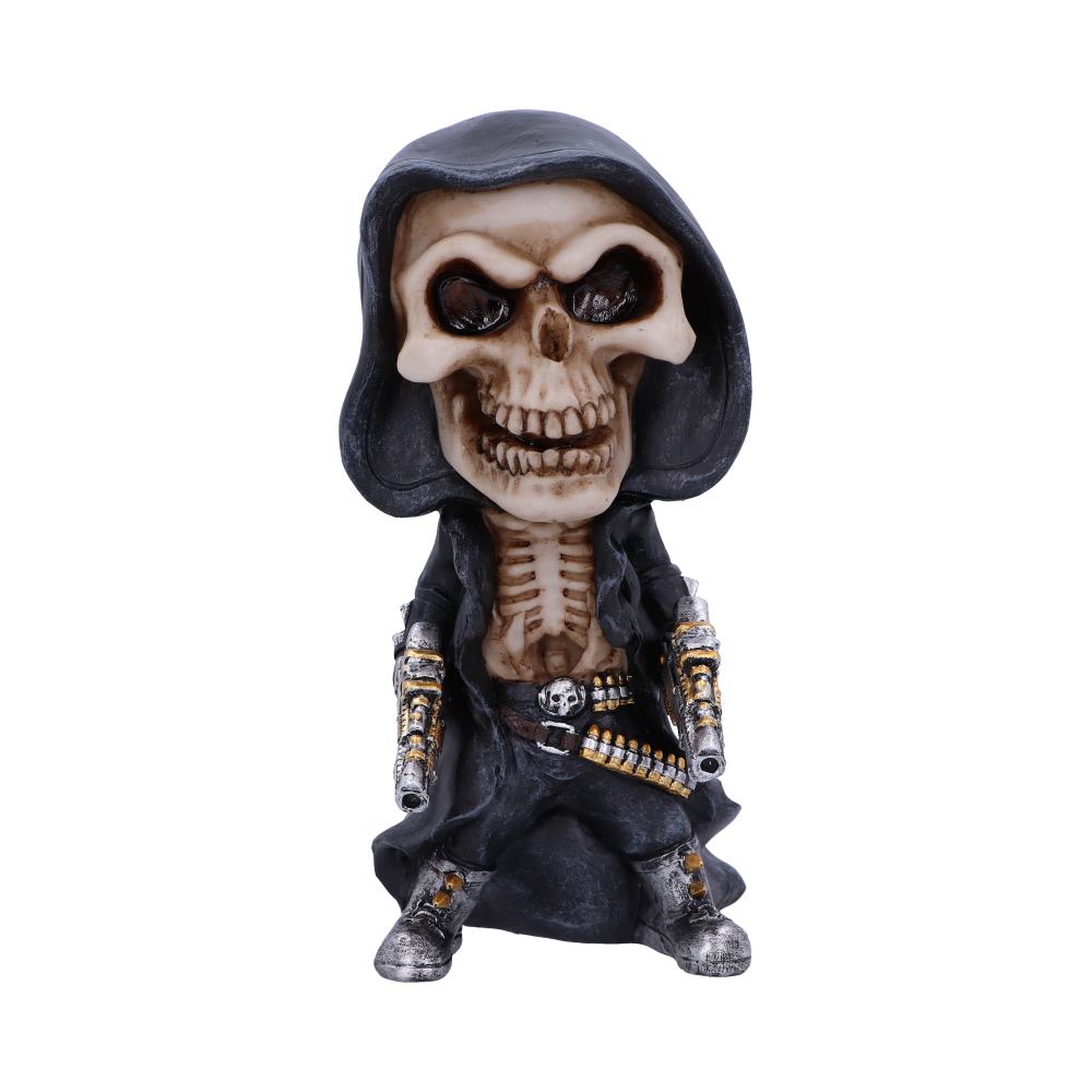 Mechanical Reaping Skeleton Figurine 18cm: 2 - Figures & Collectables By Gift Moments