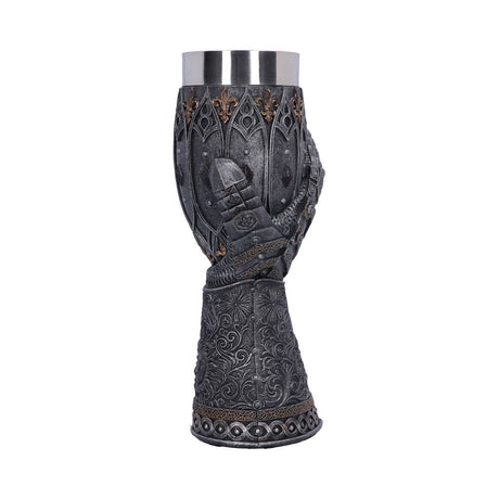 Medieval Lion Heart Gauntlet Armour Goblet: 5 - Goblets & Chalices By NN Designs