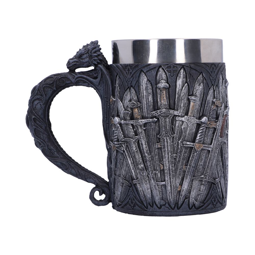 Medieval Sword Dragon Tankard Gothic Fantasy Mug: 4 - Tankards By NN Designs