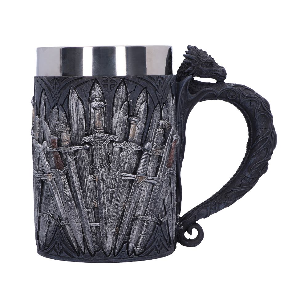 Medieval Sword Dragon Tankard Gothic Fantasy Mug: 2 - Tankards By NN Designs