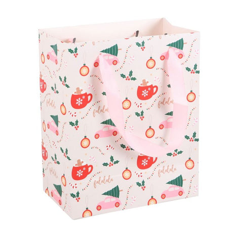 Medium Sugarplum Christmas Print Gift Bag: 2 - Gift Wrap & Bags By Gift Moments