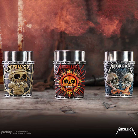 Metallica Pushead Art Shot Glass Set: 1 - Shot Glasses By Metallica