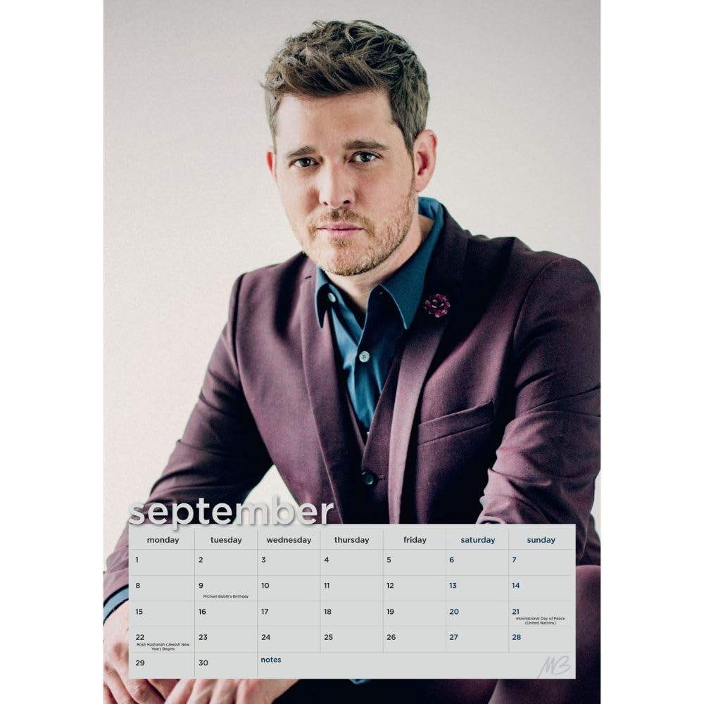 Michael Buble A3 Calendar 2025: 3 - Calendars By Michael Buble