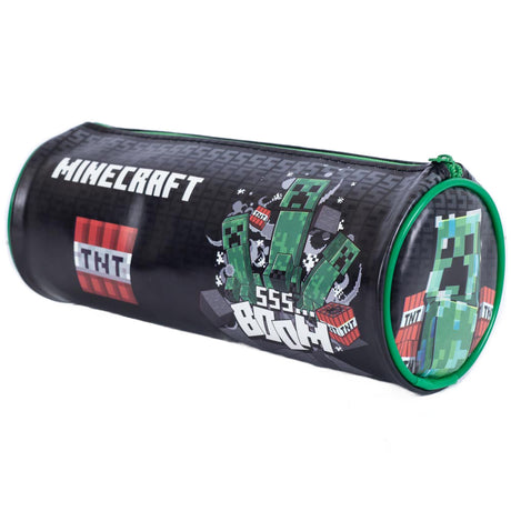 Minecraft Creeper Barrel Pencil Case: 3 - Pencil Cases & Sets By Minecraft