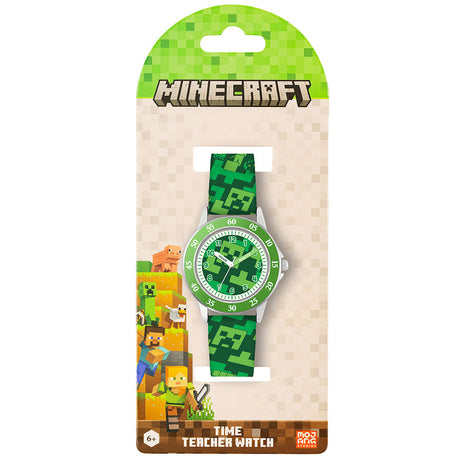 Minecraft Junior Time Teacher Watch - Creeper: 3 - Watches By Minecraft