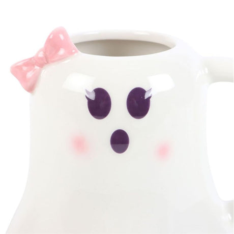 Miss Boo Ghost Mug with Bow: 3 - Mugs By Gift Moments