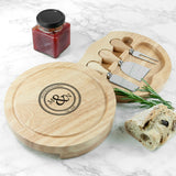 Personalised Monogram Couple Cheese Board Set Default Title - Cheese Boards at Gift Moments