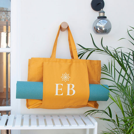 Personalized Organic Yoga Tote Bags Amber - Bags at Gift Moments