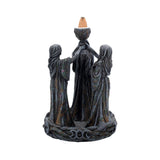 Mother Maiden & Crone Backflow Incense Burner 18cm: 2 - Incense Holders By NN Designs