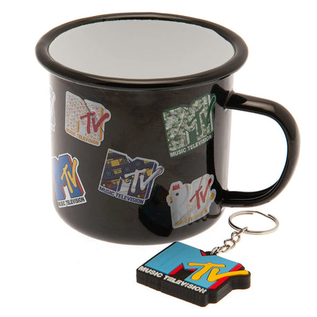 MTV Enamel Mug & Keyring Gift Set: 1 - Gift Sets By MTV