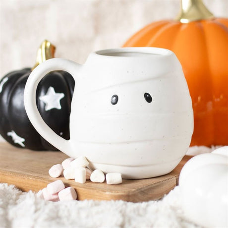 Mummy Shaped Halloween Mug: 1 - Mugs By Gift Moments