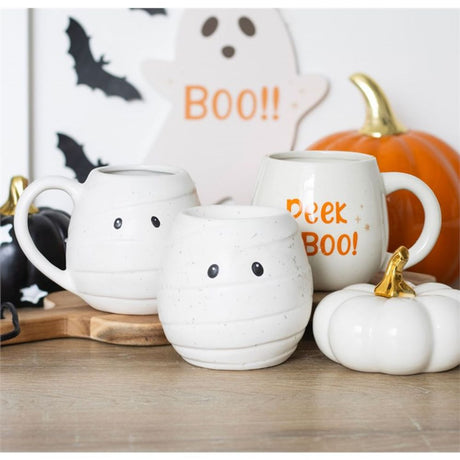 Mummy Shaped Halloween Mug: 5 - Mugs By Gift Moments