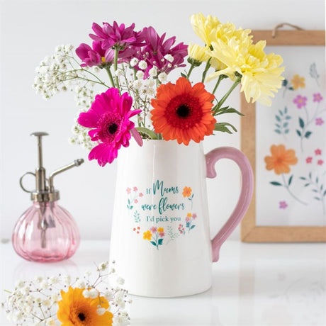 If Mums Were Flowers Ceramic Flower Jug: 1 - Pots & Planters By Gift Moments