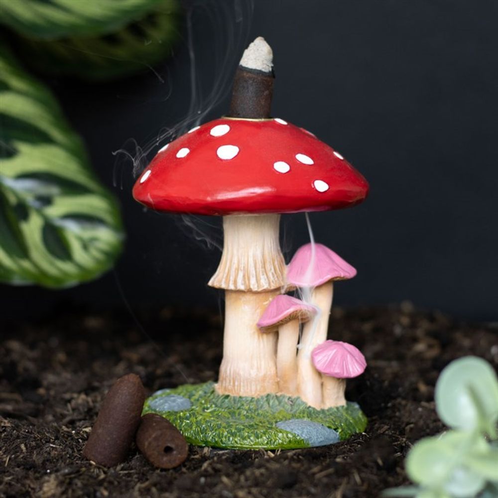 Mushroom Backflow Incense Burner: 6 - Incense Holders By Gift Moments