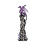 Mythic Crystal Dragon Incense Stick Holder: 4 - Incense Holders By NN Designs