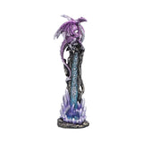 Mythic Crystal Dragon Incense Stick Holder: 2 - Incense Holders By NN Designs