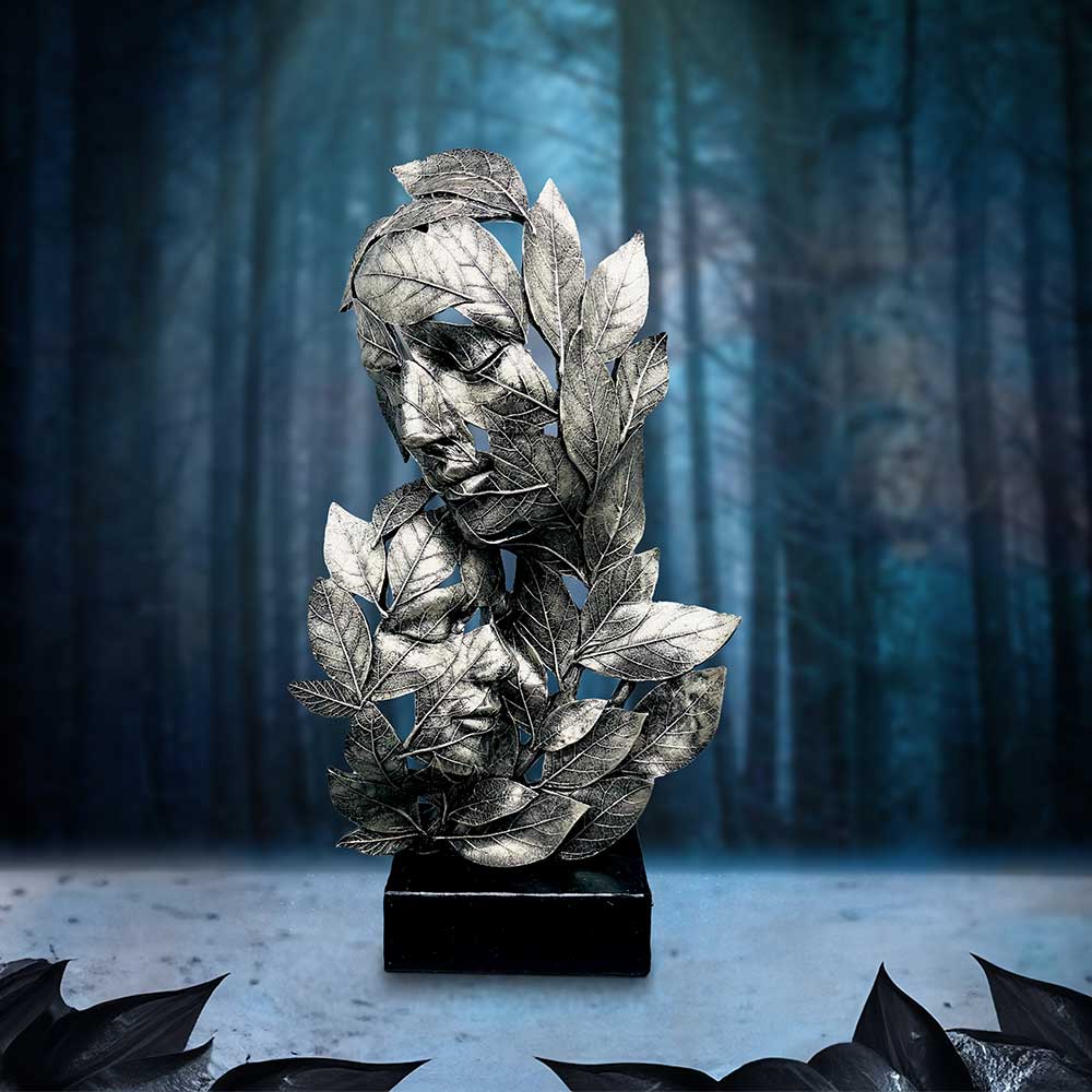 Natural Emotion - Embrace Silver Statue 38cm: 1 - Figures & Collectables By Gift Moments