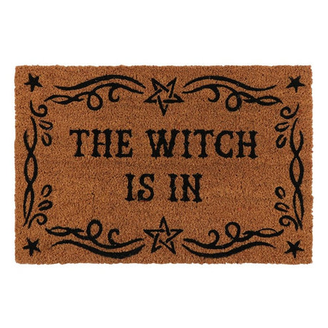 Natural The Witch Is In Doormat: 1 - Doormats By Gift Moments