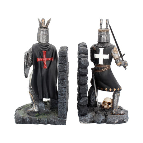 The Duel Bookends Historical Crusader Ornament Figurines - Bookends at Gift Moments