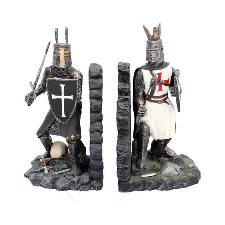 The Duel Bookends Historical Crusader Ornament Figurines Default Title - Bookends at Gift Moments