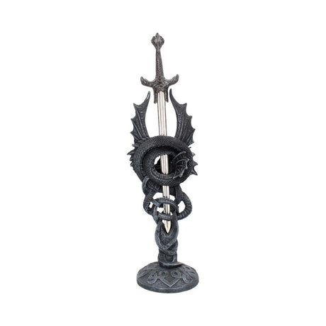 Celtic Realm Letter Opener Black Dragon Sword - Letter Openers at Gift Moments