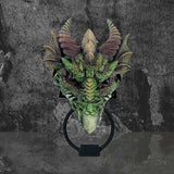 Kryst Gothic Green Dragon Door Knocker - Door Knockers at Gift Moments