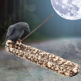 Raven Perched On A Skull Incense Holder 25cm - Incense Holders at Gift Moments