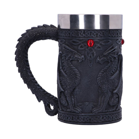 Black Wing Celtic Dragon Tankard Mug - Tankards at Gift Moments