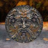 Bronzed Autumn Equinox Tree Spirit Wall Plaque - Wall Hanging Sculptures at Gift Moments