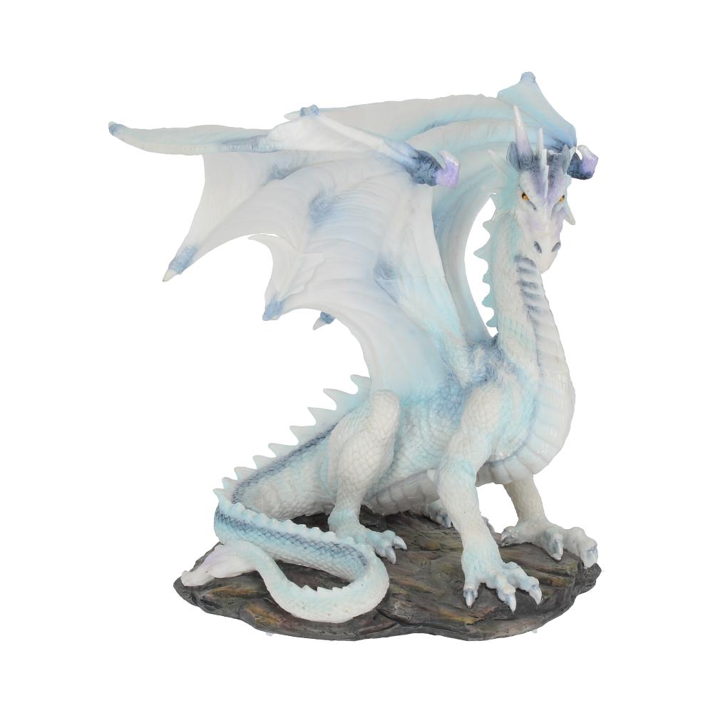 Grawlbane White Dragon Figurine 20cm Default Title - Figures & Collectables at Gift Moments