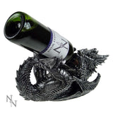 Metallic Silver Dragon Guzzler Wine Bottle Holder - Guzzlers & Wine Bottle Holders at Gift Moments