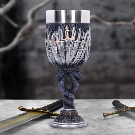 Nemesis Now Medieval Sword Dragon Wine Goblet: 1 - Goblets & Chalices By NN Designs