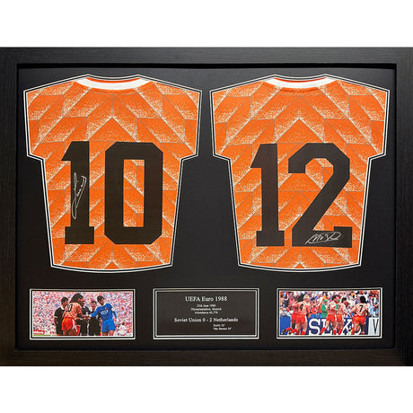 Gullit & Van Basten Signed Netherlands Shirts: 1 - Signed Memorabilia By Netherlands