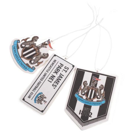 Newcastle United FC 3-Pack Air Fresheners: 2 - Car Accessories By Newcastle United