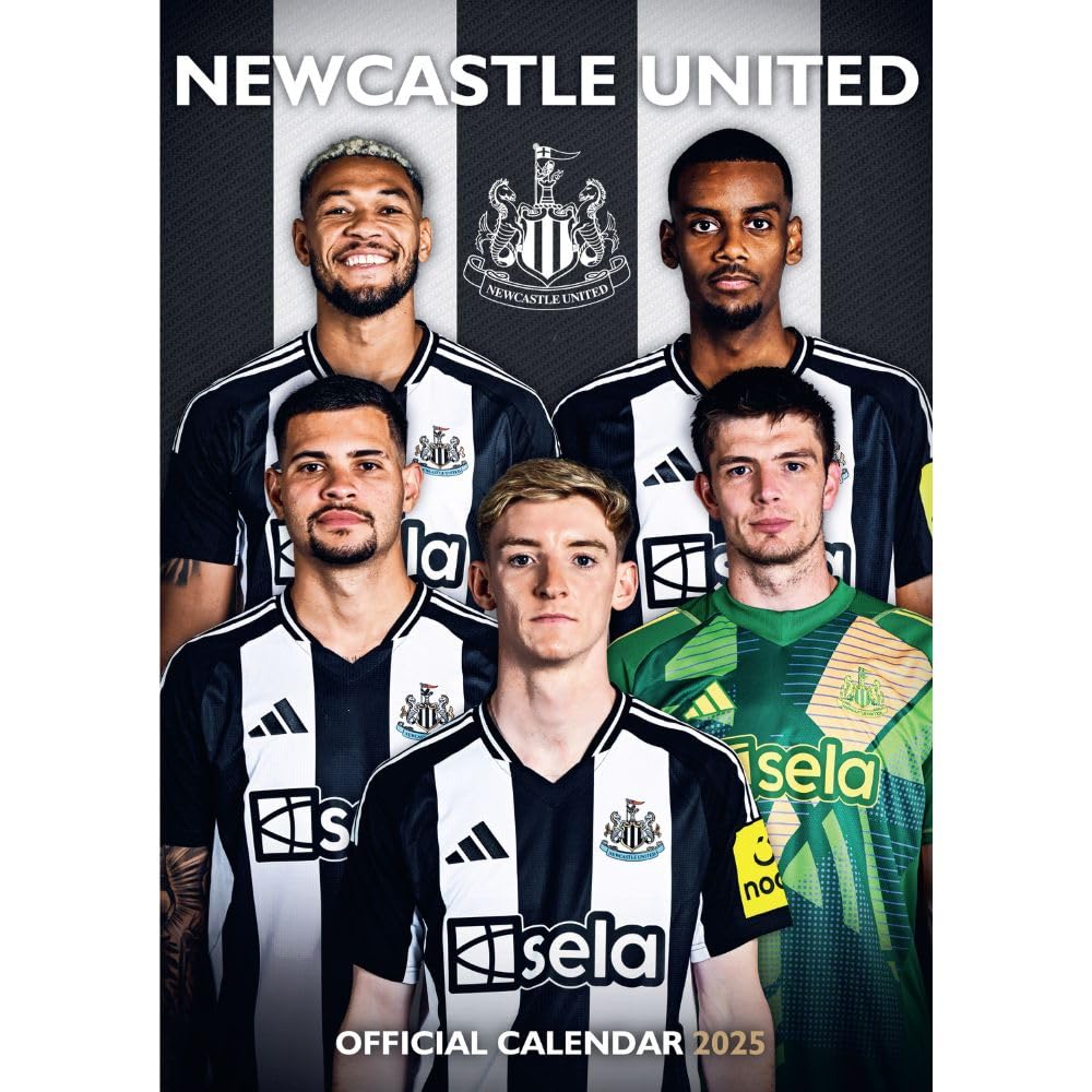 Newcastle United FC A3 Calendar 2025: 1 - Calendars & Planners By Newcastle United