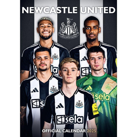 Newcastle United FC A3 Calendar 2025: 1 - Calendars & Planners By Newcastle United