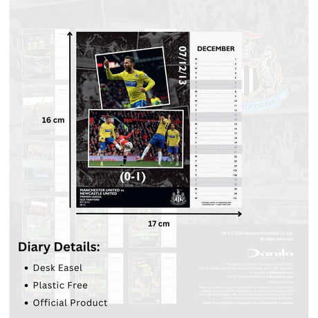 Newcastle United FC Desktop Calendar 2025: 4 - Calendars By Newcastle United