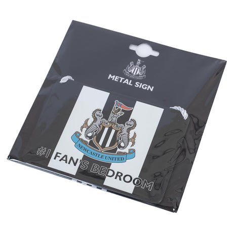 Newcastle United FC No1 Fan Stripe Bedroom Sign: 3 - Signs & Plaques By Newcastle United