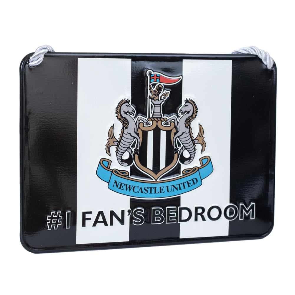 Newcastle United FC No1 Fan Stripe Bedroom Sign: 1 - Signs & Plaques By Newcastle United