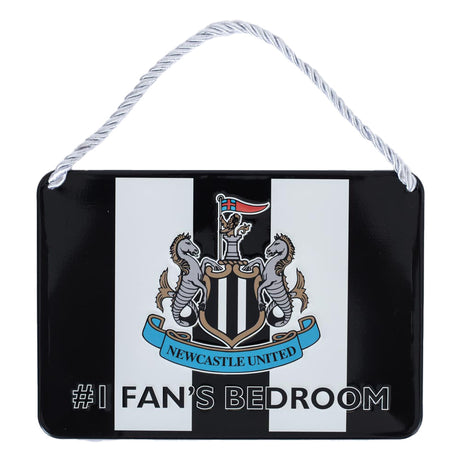 Newcastle United FC No1 Fan Stripe Bedroom Sign: 2 - Signs & Plaques By Newcastle United