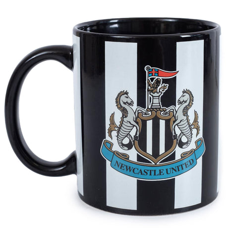 Newcastle United FC Striped Ceramic Mug: 2 - Mugs By Newcastle United