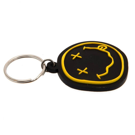 Nirvana PVC Keyring with Chain: 2 - Keyrings By Nirvana