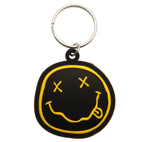 Nirvana PVC Keyring with Chain: 1 - Keyrings By Nirvana